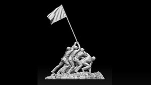 MARINE CORPS WAR MEMORIAL 3D