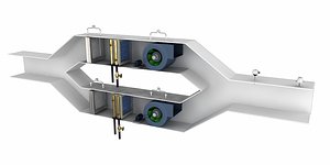 AHU Duel Duct Supply Fan