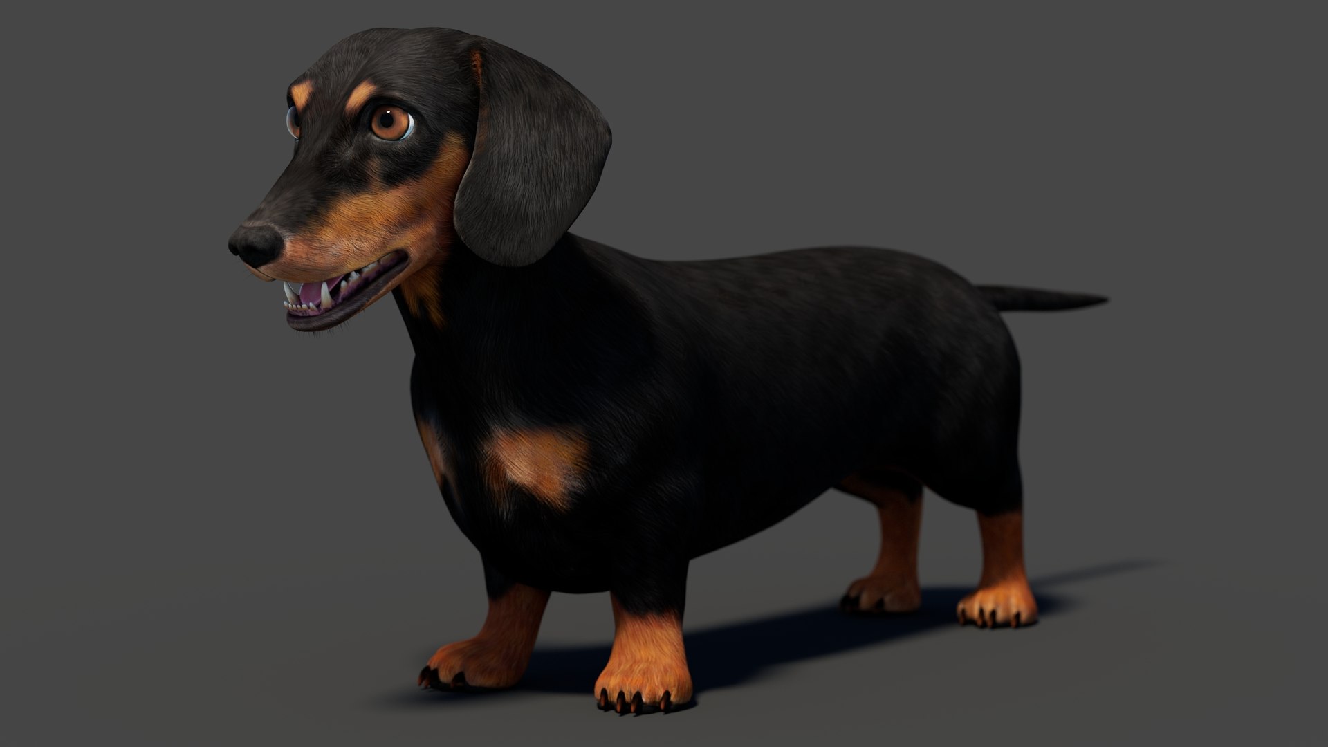 3D Black Dachshund Dog model https://p.turbosquid.com/ts-thumb/ag/oKpkdJ/gg/blackdachshunddog3dmodel00005/jpg/1769086640/1920x1080/fit_q87/9c730558ed15c907b26bb0da180458b2d155afb6/blackdachshunddog3dmodel00005.jpg