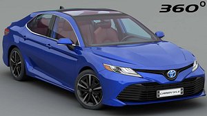 3D toyota camry xle 2018