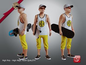 male skater cc 21 3D