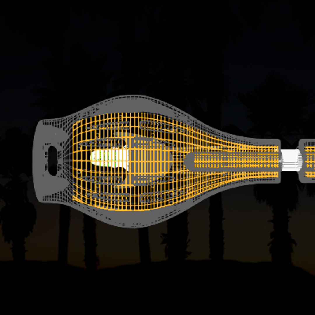 Wave Board 3d Model