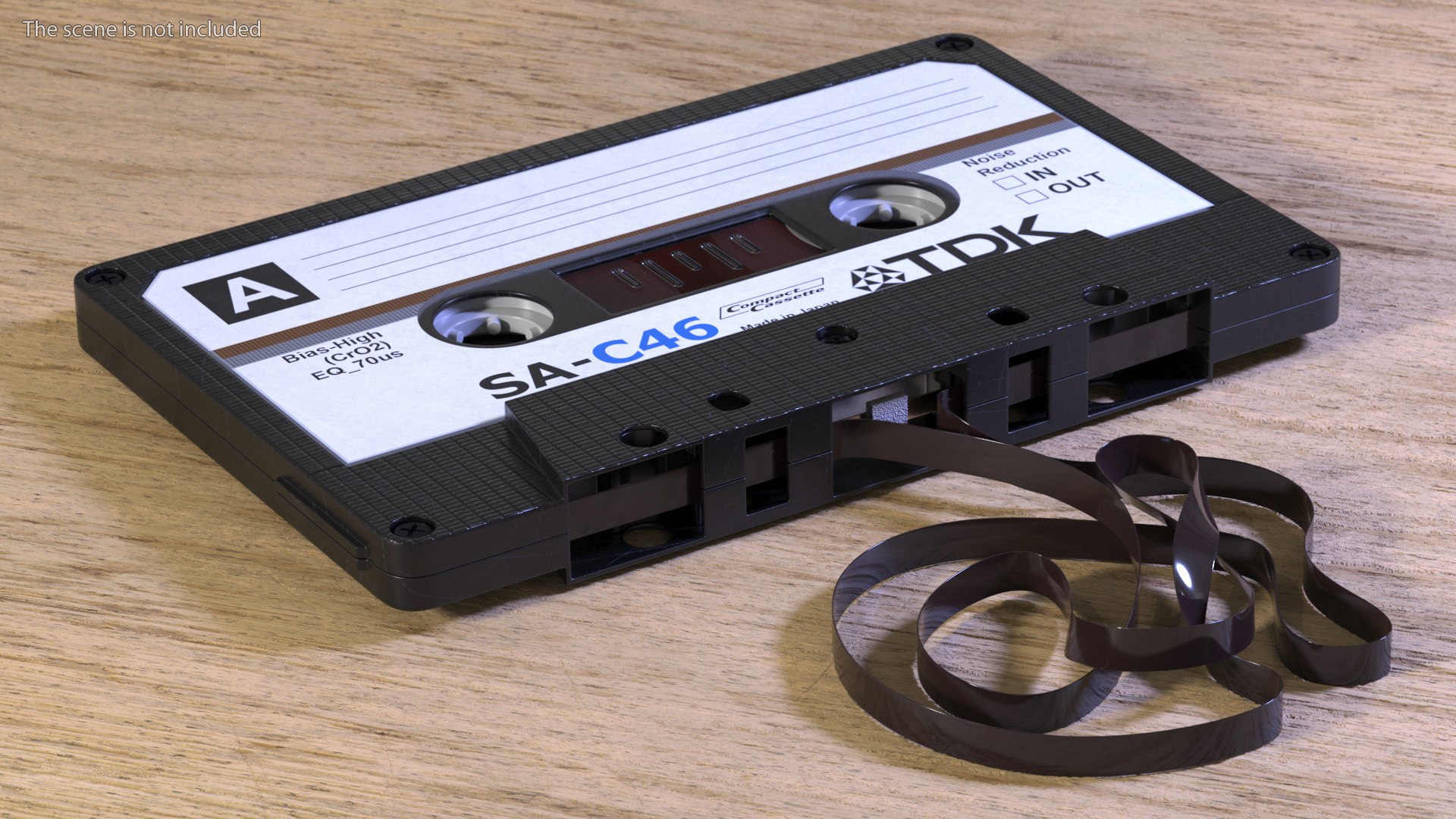 3D Model Cassette Tape With Unwound Film TurboSquid 1987636