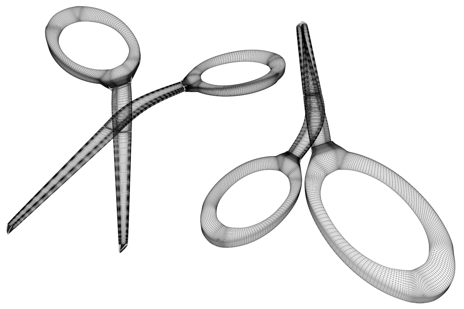 3d Model Scissor