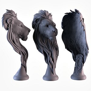 Lion Head 3D model