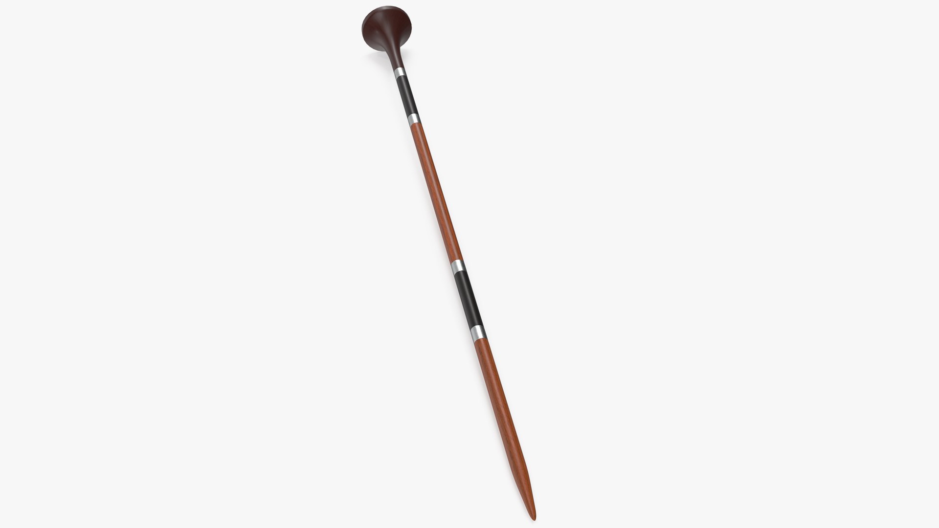 Knitting Needles Wooden 3D model preview