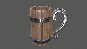 3D beer mug