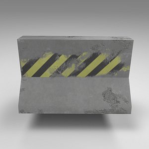 damaged obstacle 3D model