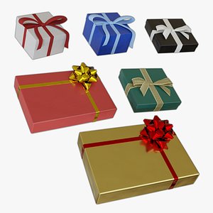Gift Box Bundle 3D model