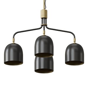 3D Howard Chandelier 4 Short Arm