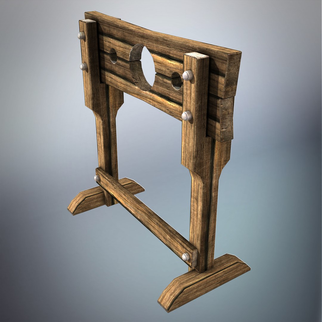 3d Medieval Stocks