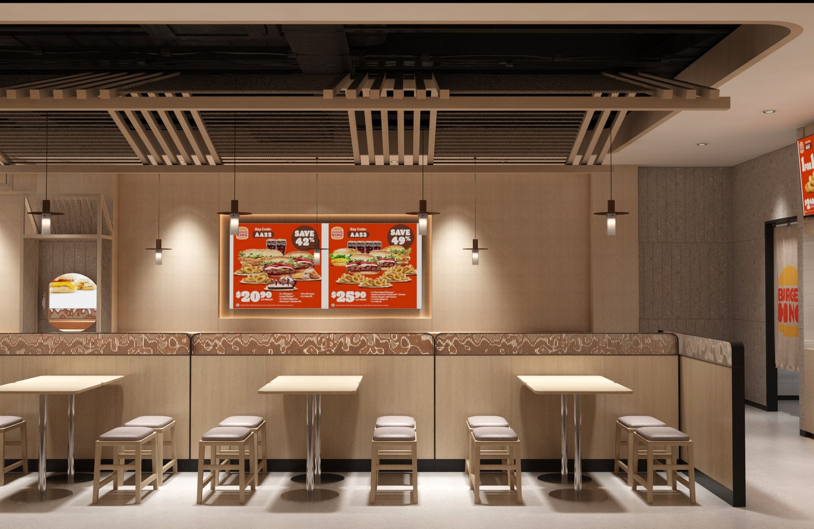 3D Fast Food Restaurant 02 Model - TurboSquid 2371622