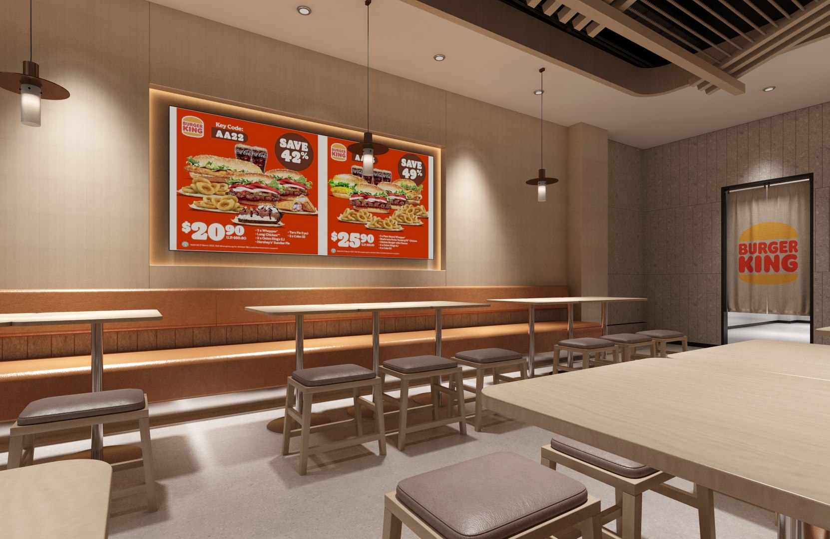 3D Fast Food Restaurant 02 Model - TurboSquid 2371622