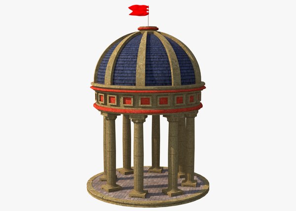 Free Ancient Dome Temple model