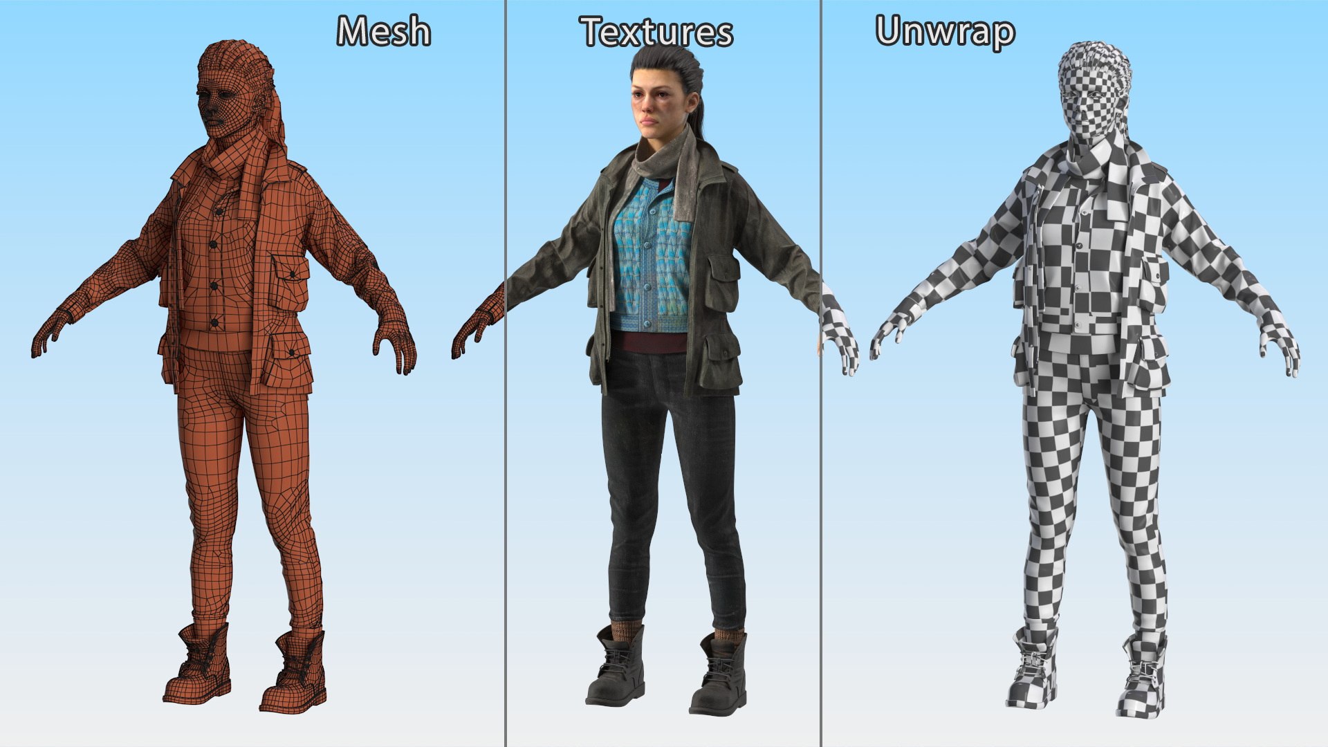 Homeless Woman A-Pose 3D https://p.turbosquid.com/ts-thumb/ah/cWA1Hz/Kn/homelesswomanapose3dmodel011/jpg/1721750999/1920x1080/fit_q87/dbe9f3cb368cdf55c4fb7f7392514540e60baec4/homelesswomanapose3dmodel011.jpg