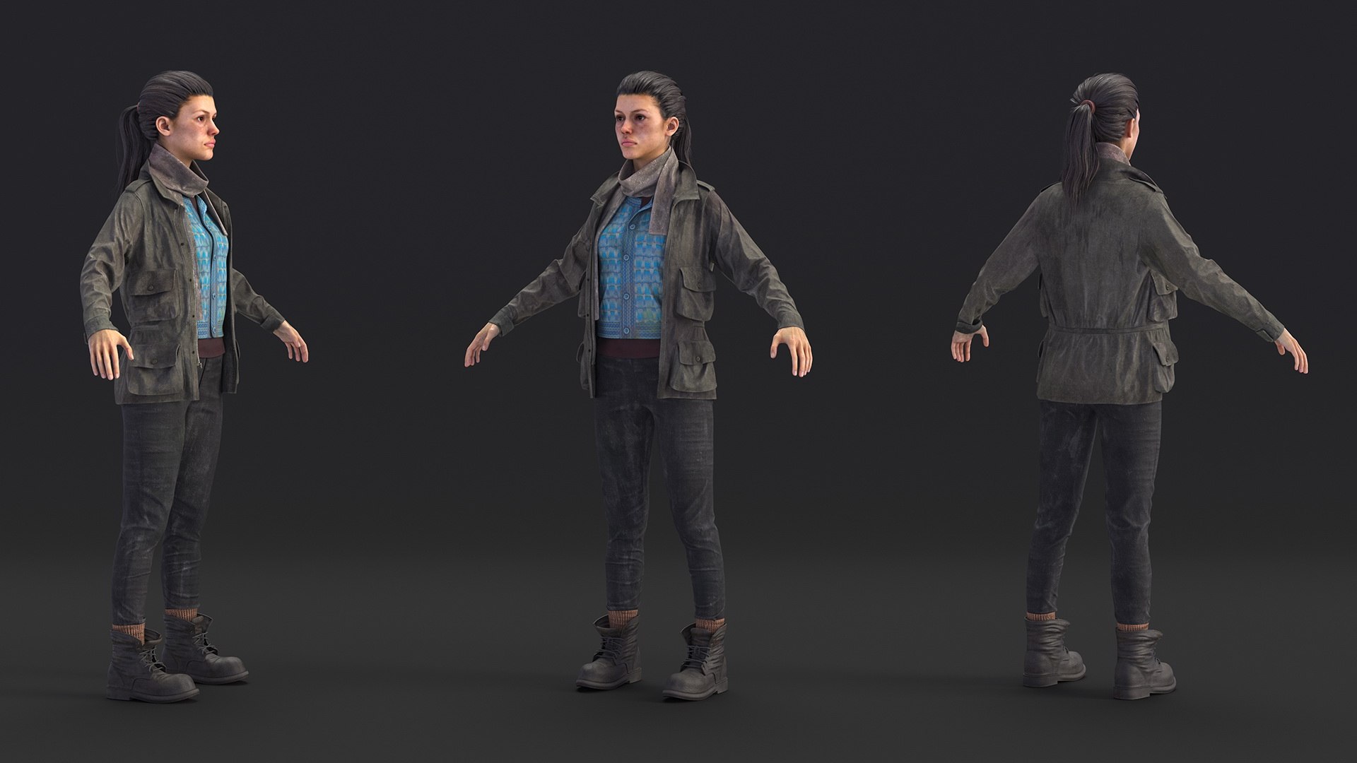 Homeless Woman A-Pose 3D https://p.turbosquid.com/ts-thumb/ah/cWA1Hz/LP/homelesswomanapose3dmodel005/jpg/1721750983/1920x1080/fit_q87/4305a0760c1f60d41452b23c3cb2086ac8b3ca52/homelesswomanapose3dmodel005.jpg