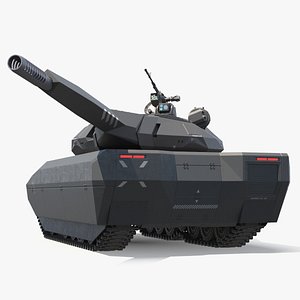 Advanced Stealth Armored Vehicle Dark Gray Rigged for Maya 3D model