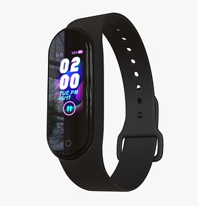 3D model fitness xiaomi mi band