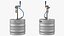钢制啤酒桶 30L 带 Leland CO2 Picnic Tap
