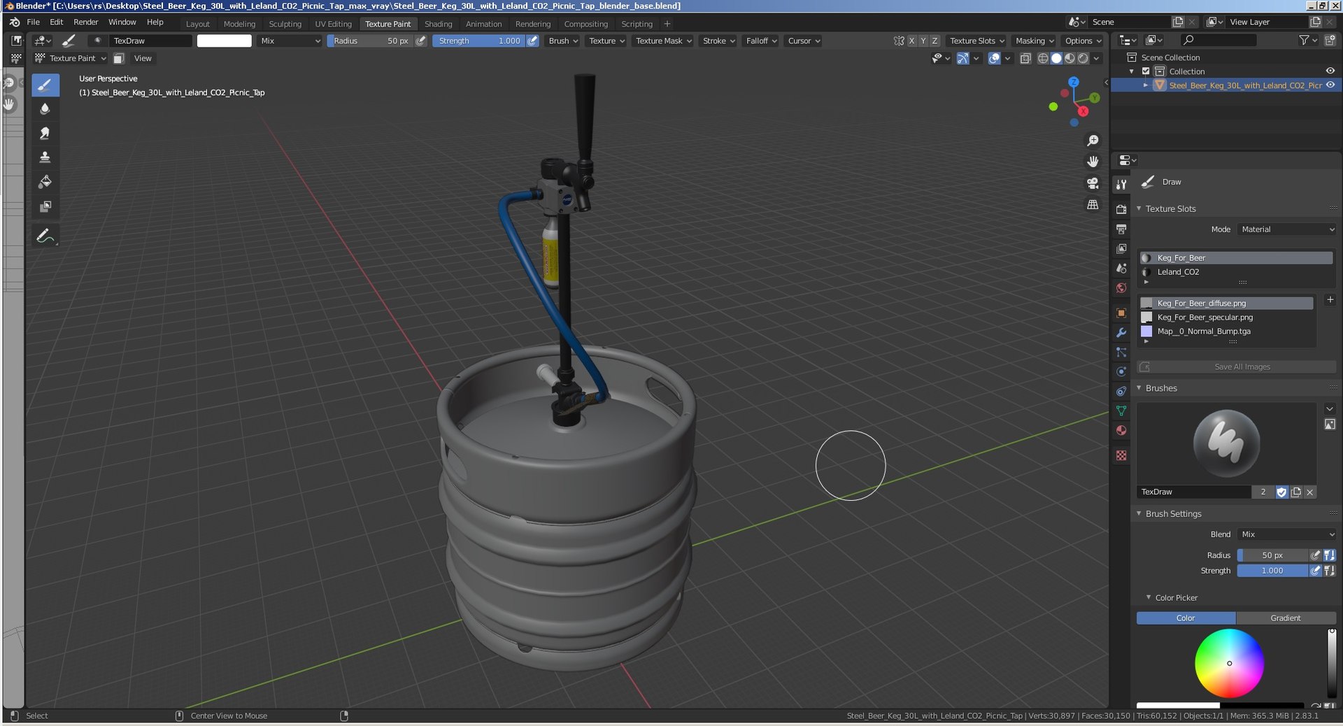 3D steel beer keg 30l model https://p.turbosquid.com/ts-thumb/ah/etuOX5/IAWBwmPx/steelbeerkeg30lwithlelandco2picnictap3dsmodel028/jpg/1600391650/1920x1080/fit_q87/3f2a38c274b5584df68be94c094cf80eb6ec1ccd/steelbeerkeg30lwithlelandco2picnictap3dsmodel028.jpg