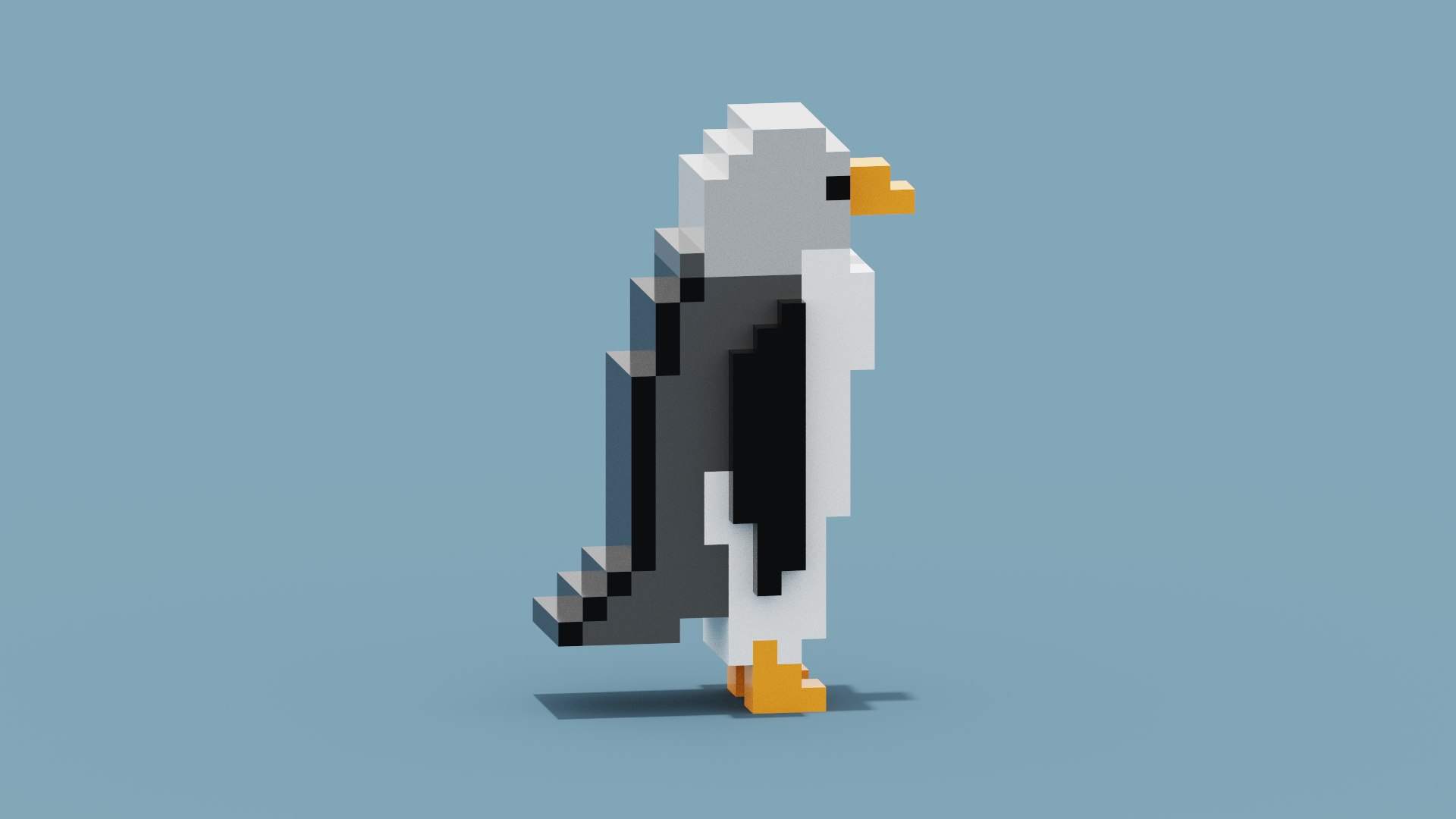 3D Voxel Penguin https://p.turbosquid.com/ts-thumb/ah/fLMzx9/UP/spin202304122043330010/png/1681324059/1920x1080/fit_q87/e20d871fd1211bc73d76189d3040d96dac89786b/spin202304122043330010.jpg