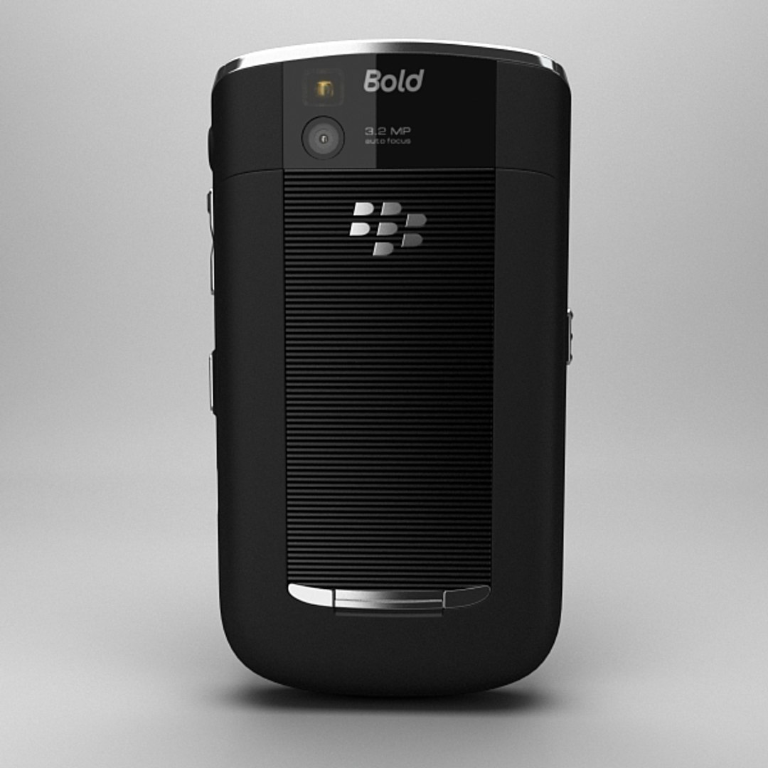 Blackberry Bold 9650 3d Model