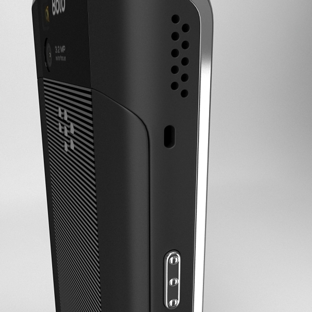 Blackberry Bold 9650 3d Model