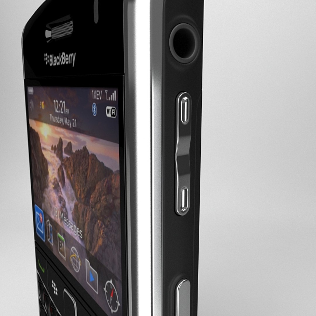 Blackberry Bold 9650 3d Model