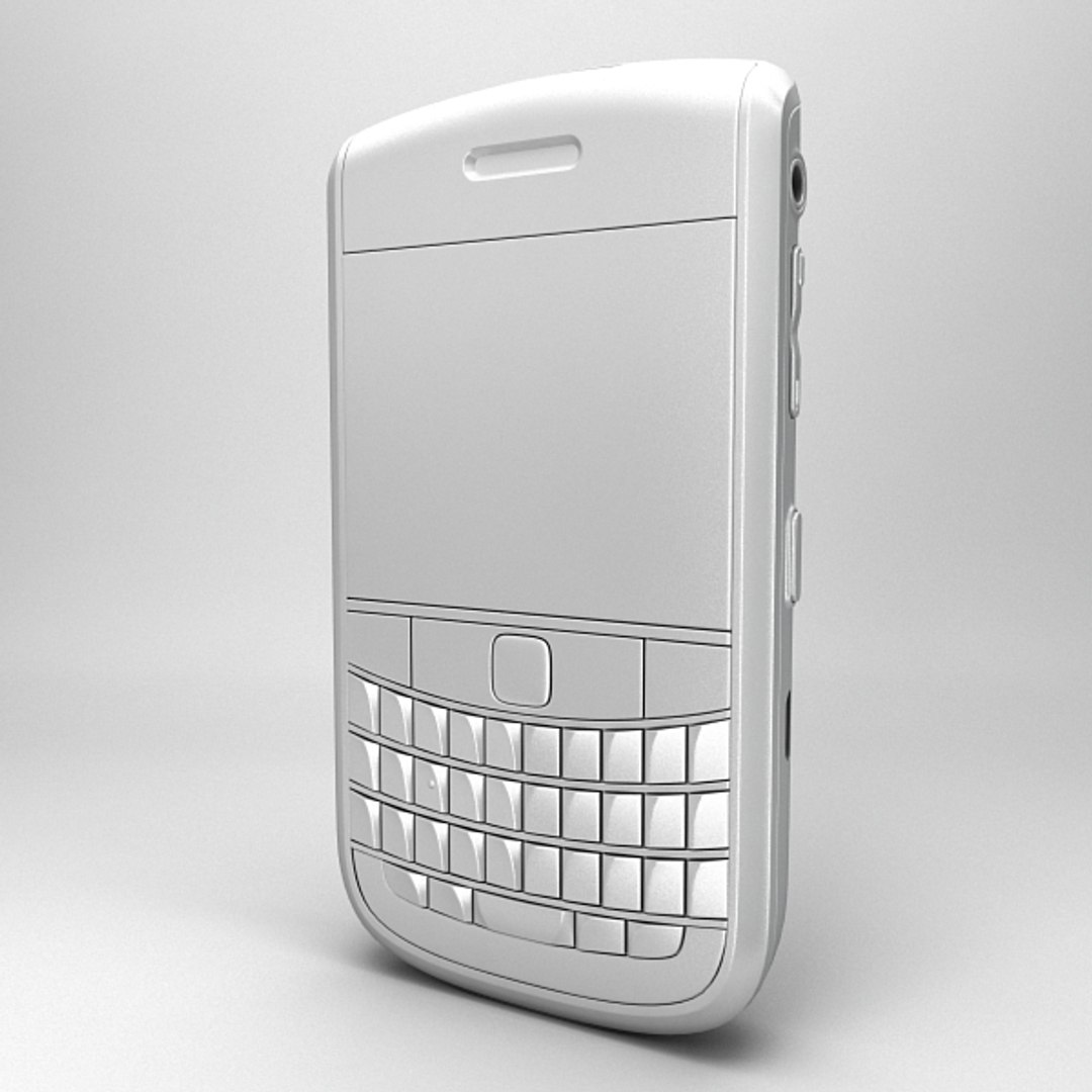Blackberry Bold 9650 3d Model