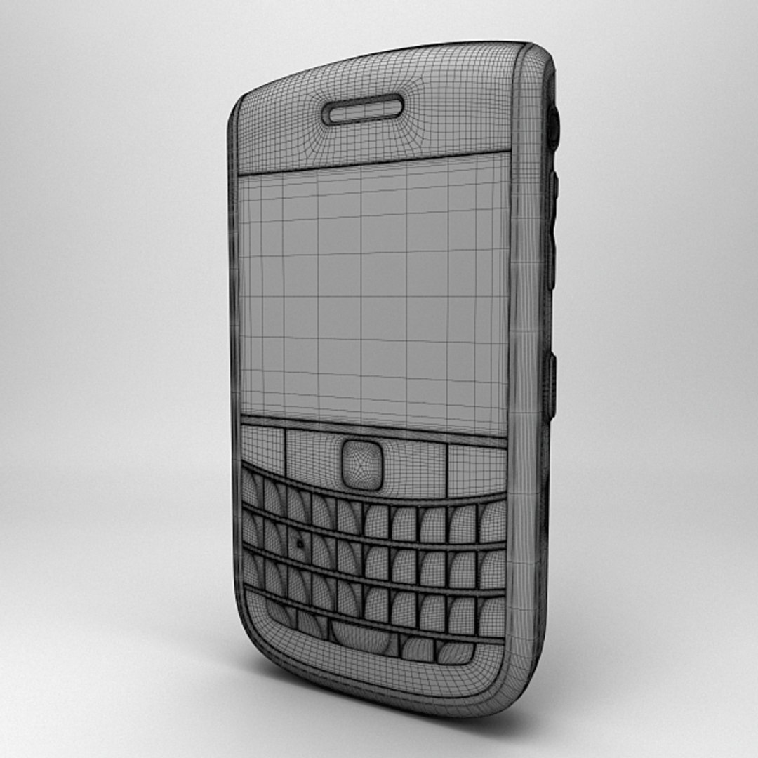 Blackberry Bold 9650 3d Model