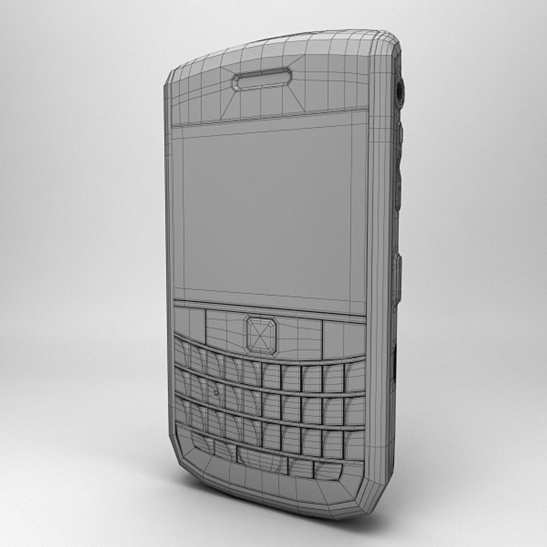 Blackberry Bold 9650 3d Model
