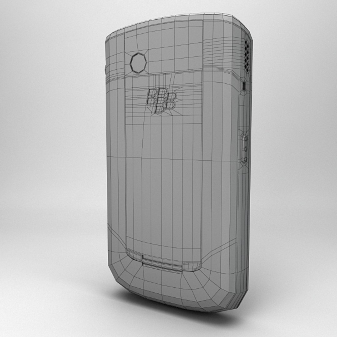 Blackberry Bold 9650 3d Model