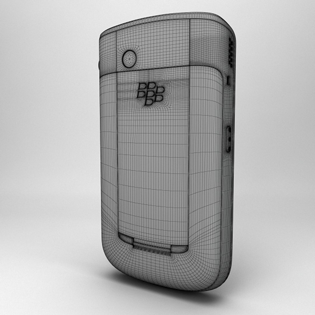 Blackberry Bold 9650 3d Model