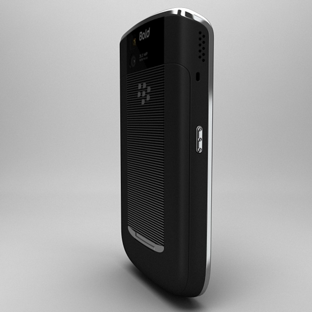 Blackberry Bold 9650 3d Model