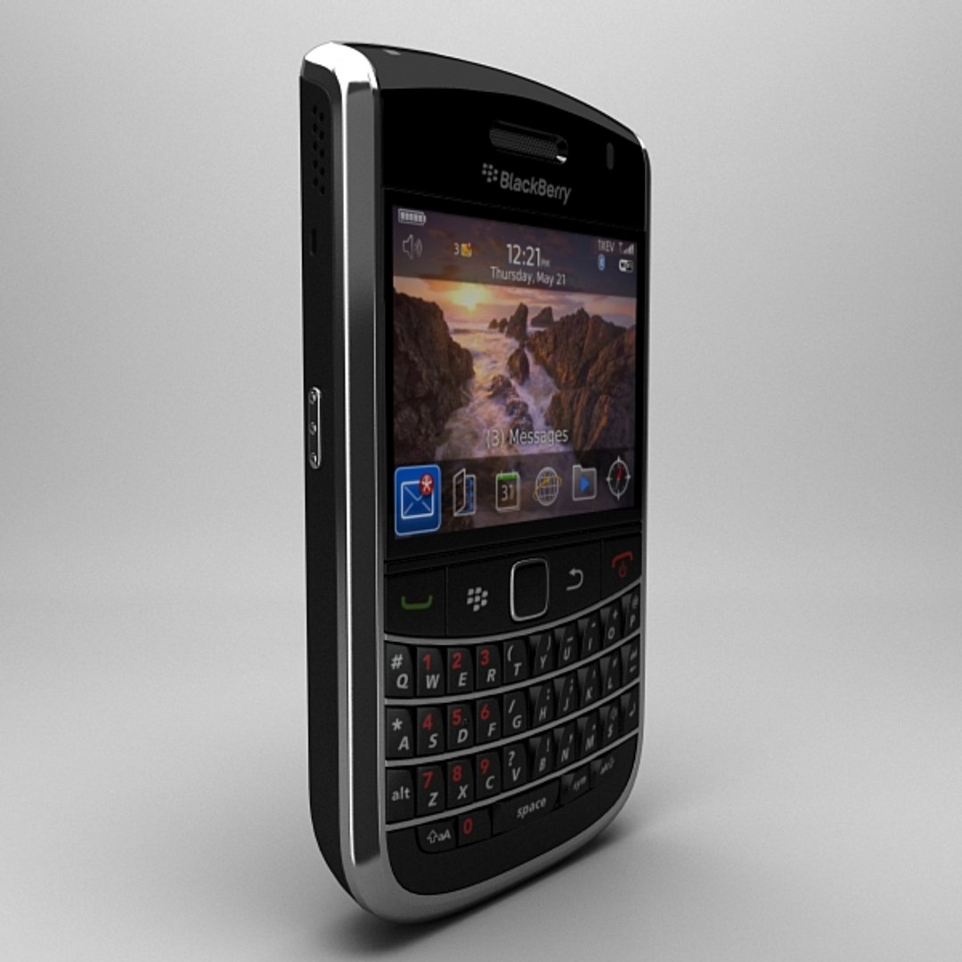 Blackberry Bold 9650 3d Model