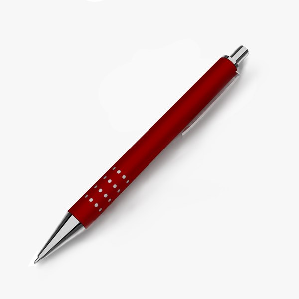 3d model of pen blender cycles