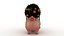 3D Cartoon pig model
