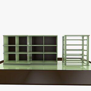 3D Super-Market Shelves model