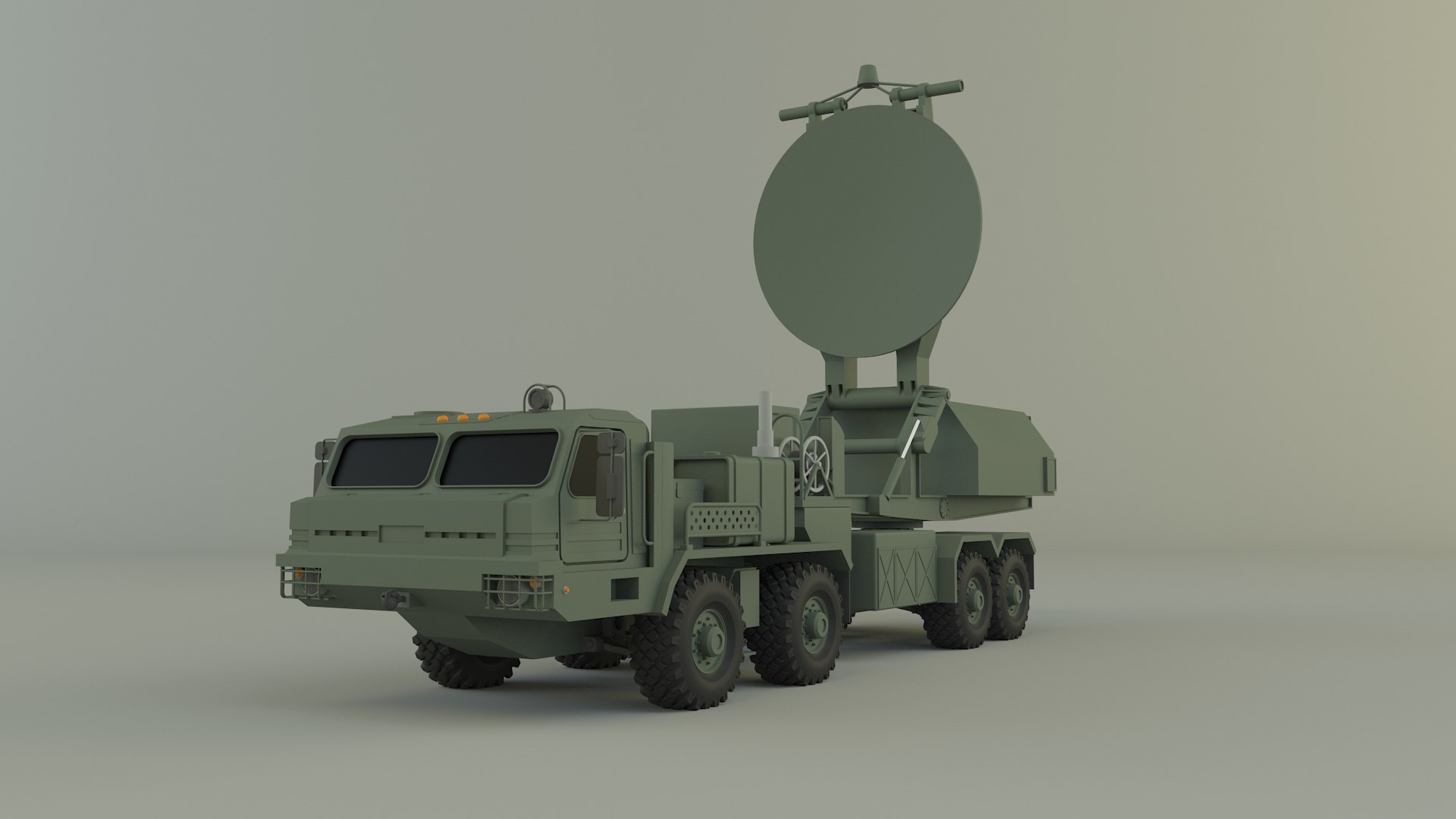 Maquette Krasukha-4 – Système De Guerre électronique, échelle 1/50, Imprimé 3D Résine