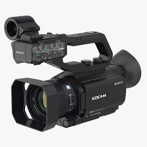 professional xdcam compact camcorder 3D model