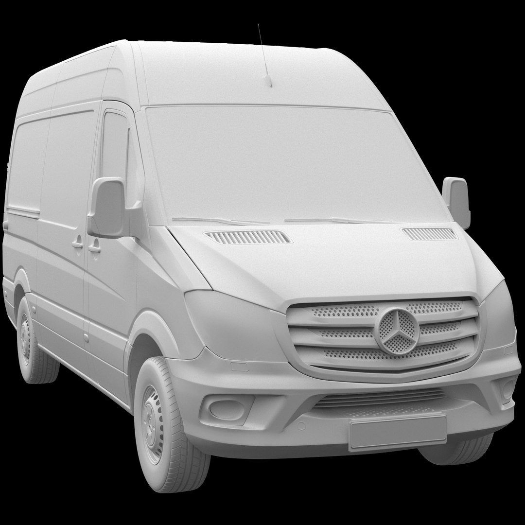 Mercedes-Benz Sprinter 2015 PanelVan L2H2 3D Model - TurboSquid 1900252