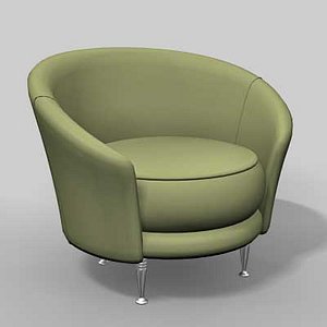 3d armchair chair