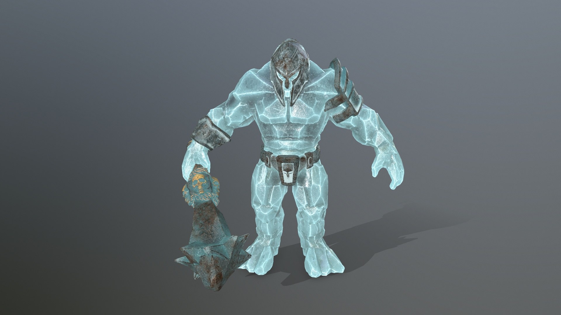 3D Model Ice Monster - TurboSquid 1910029