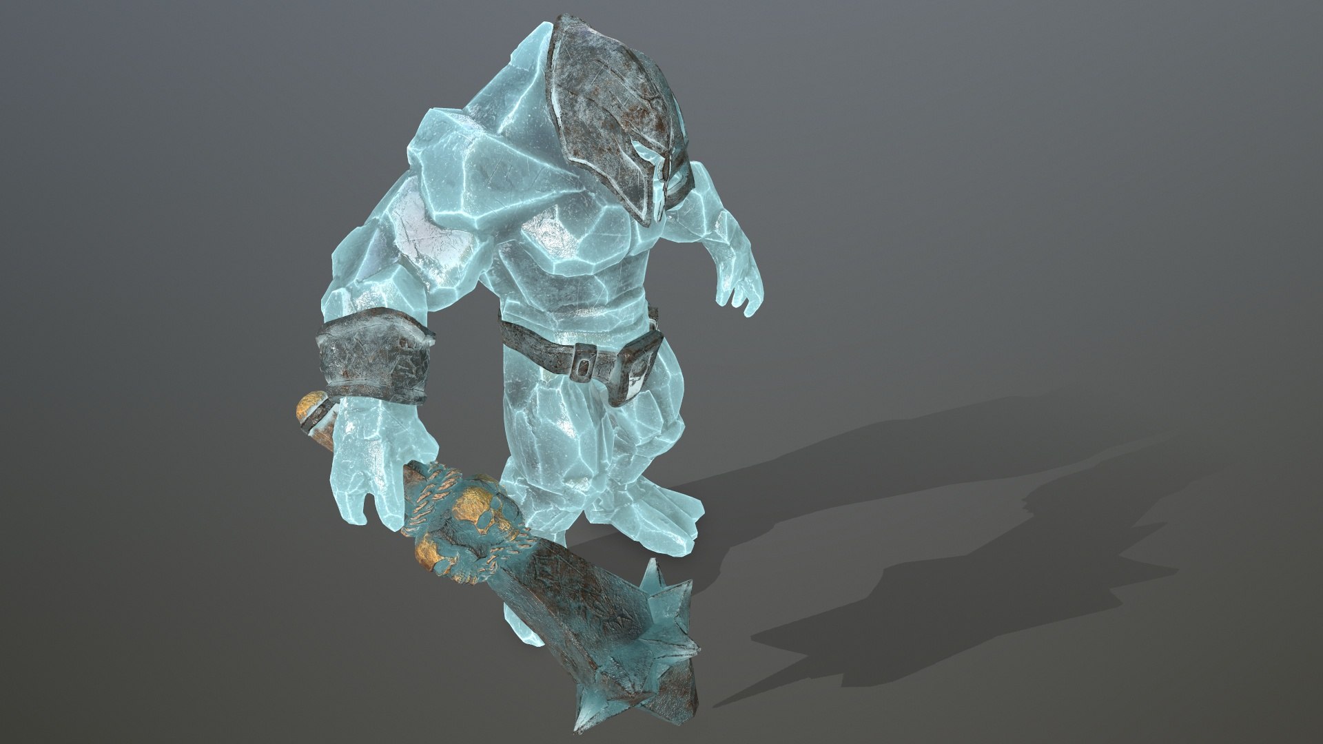 3D Model Ice Monster - TurboSquid 1910029