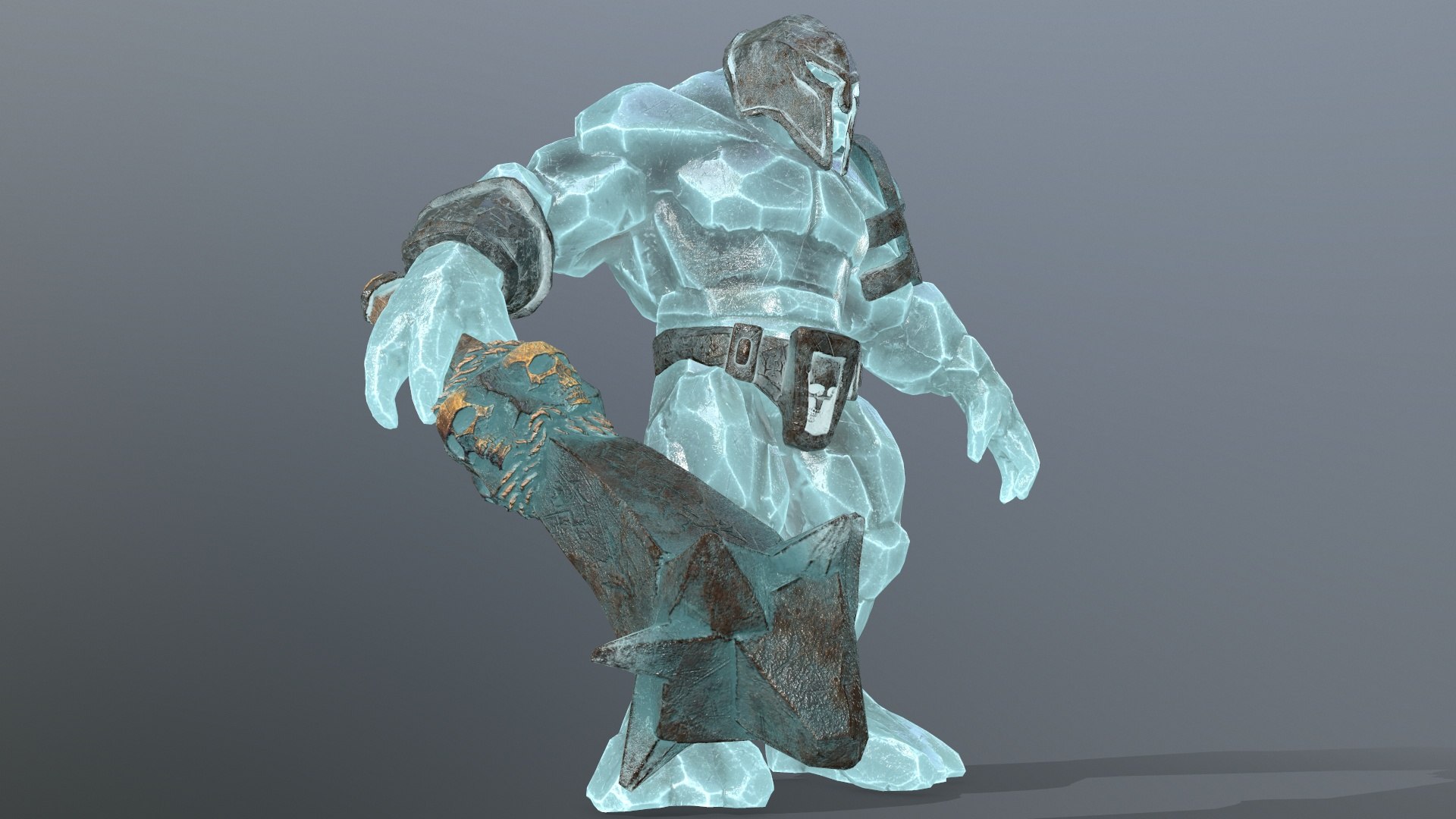 3D Model Ice Monster - TurboSquid 1910029