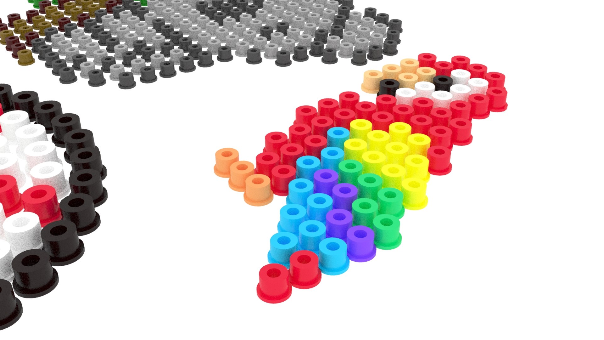Hama Beads Crafts model - TurboSquid 1720294