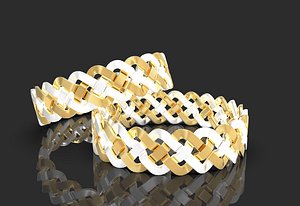 Braid Bracelet 3D model