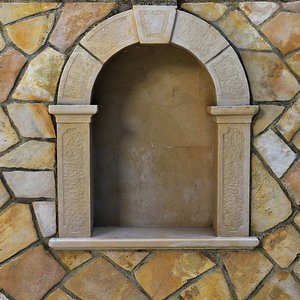 stone alcove 3d model