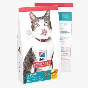 3D model Hills Cat Indoor Food