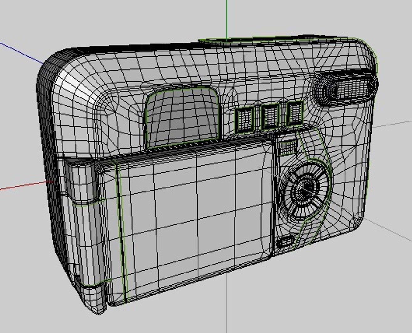 Point Digital Camera 3d Model